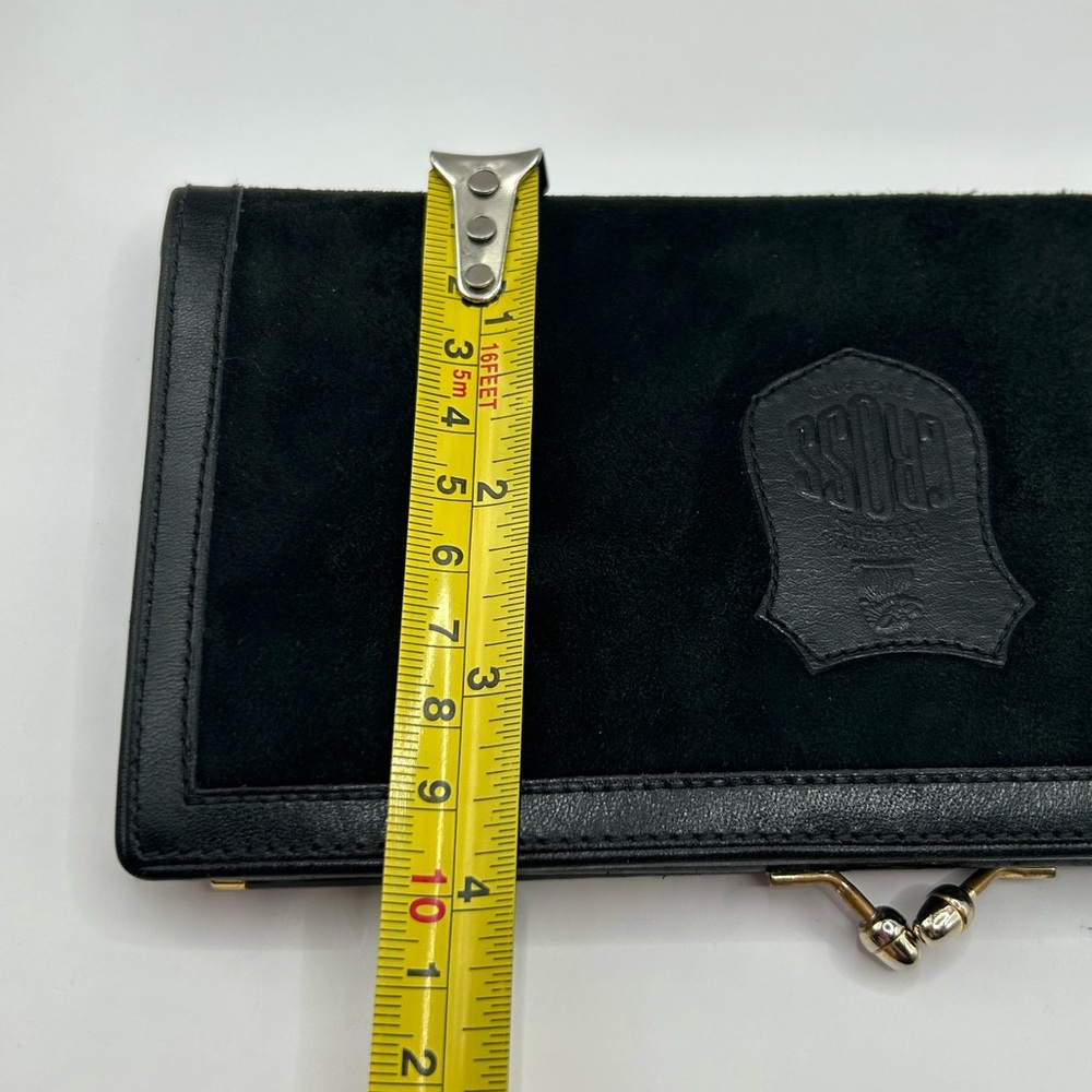 Mark Cross Kiss Lock Wallet with Embossed Crest - Picture 6 of 7